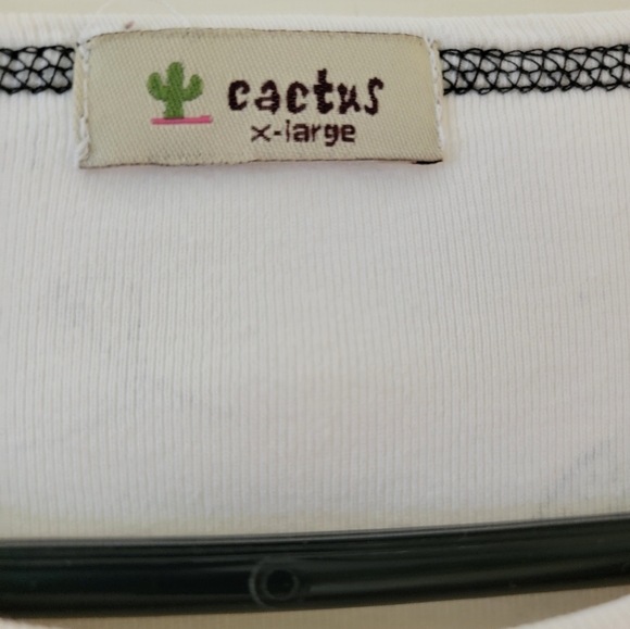 Womens Cactus Brand Italy T Shirt with Rhinestone Accents Size XL - Picture 4 of 4